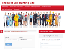 Tablet Screenshot of bestjobhunting.com